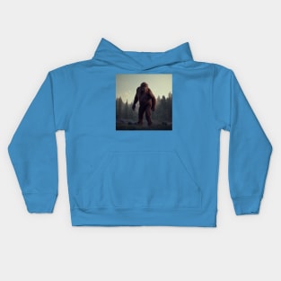 Sasquatch in Nature Kids Hoodie